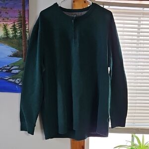George Forest Green Buttoned Top